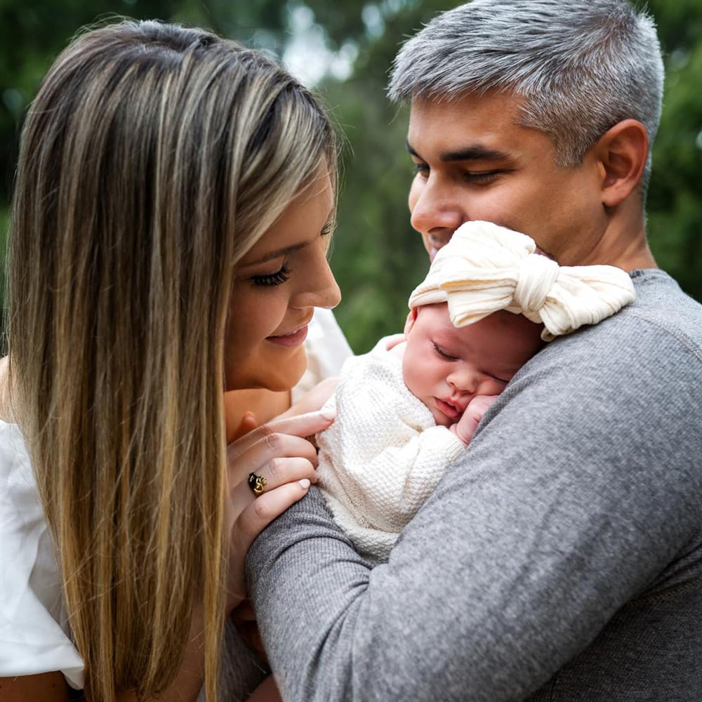 Chiduerm white headband frontview versatile for daily outfits and photos