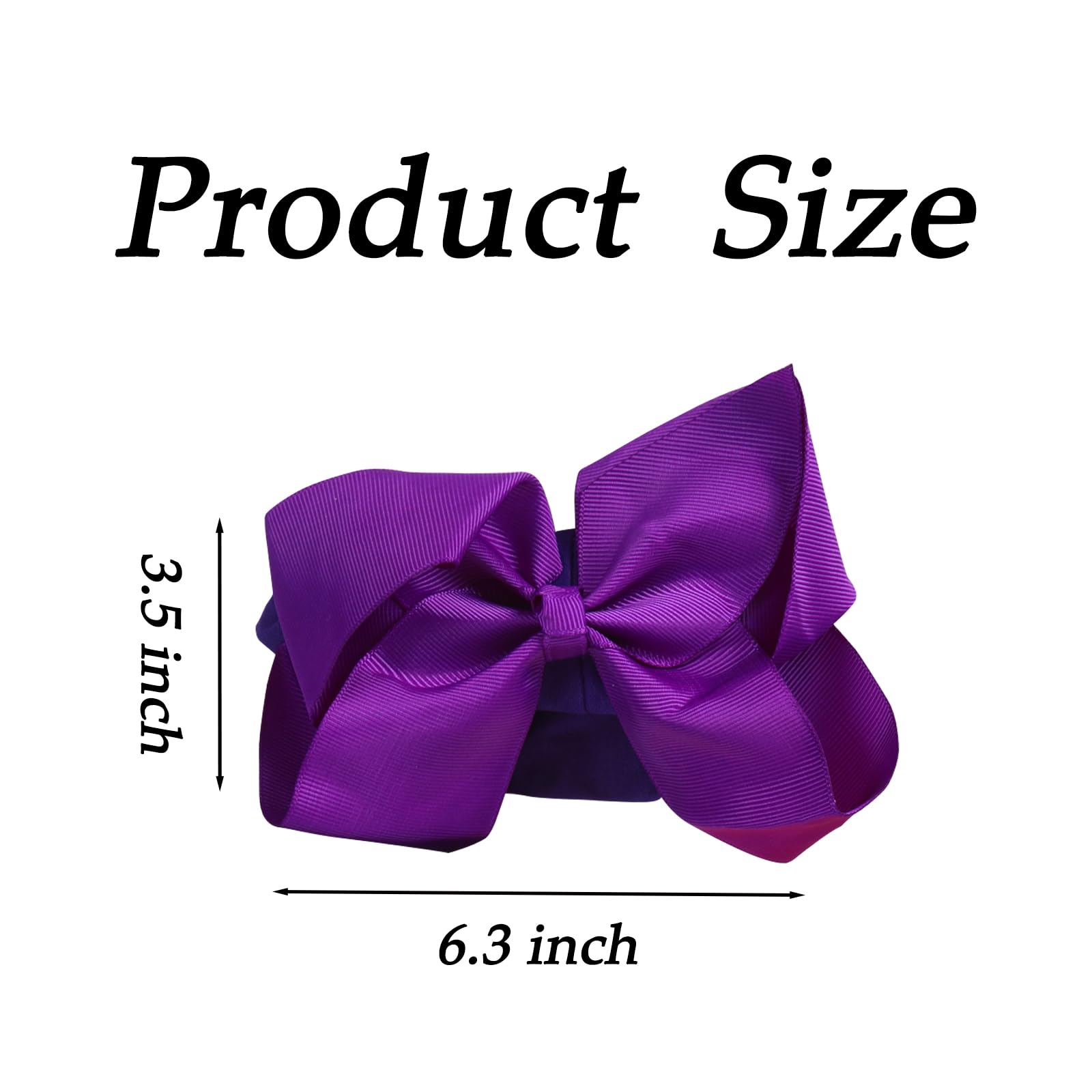 Chiduerm Halloween headband purple bow closeup emphasizes gentle fit for newborns