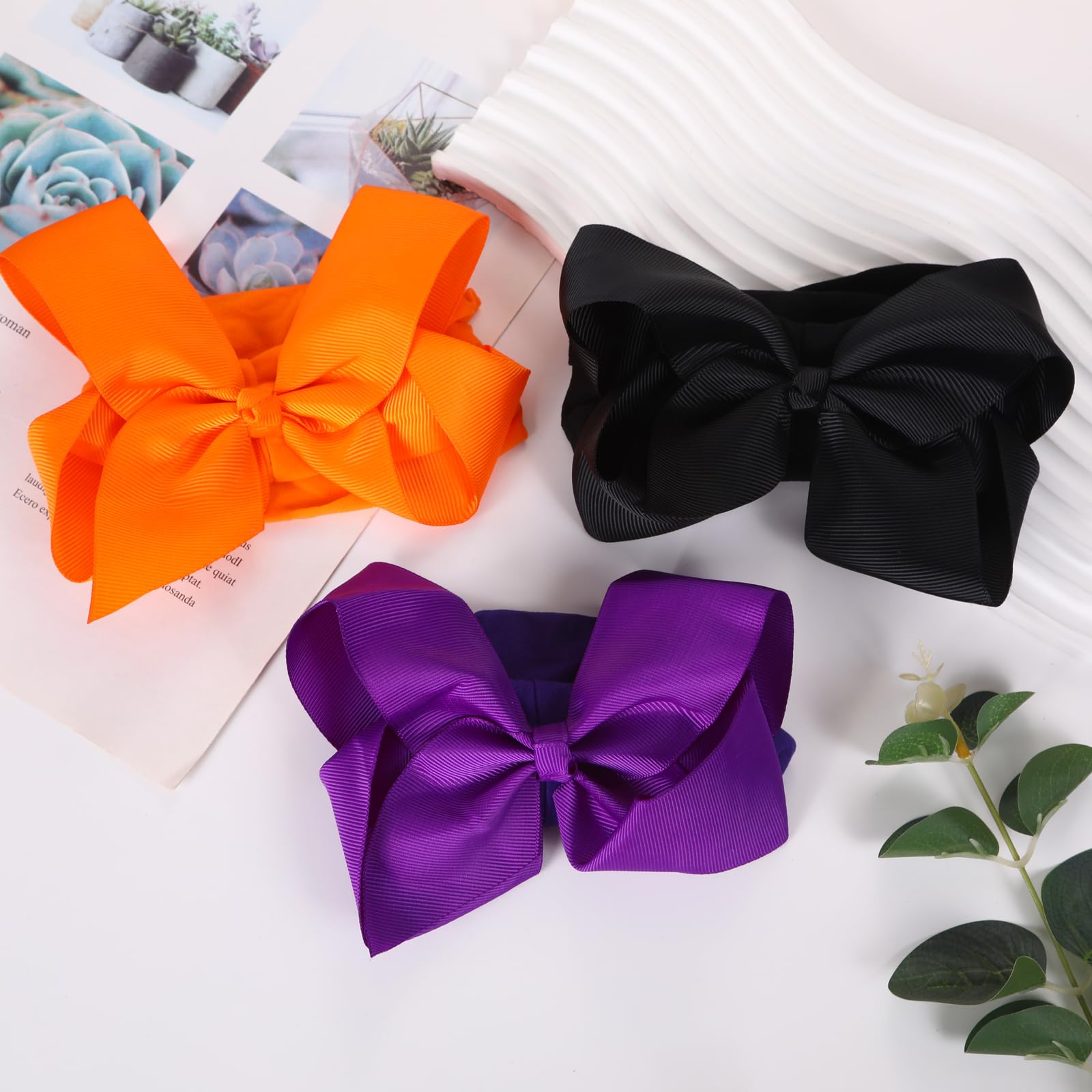 Chiduerm Halloween headband sturdy-band shot shows durable bow for reuse across seasons