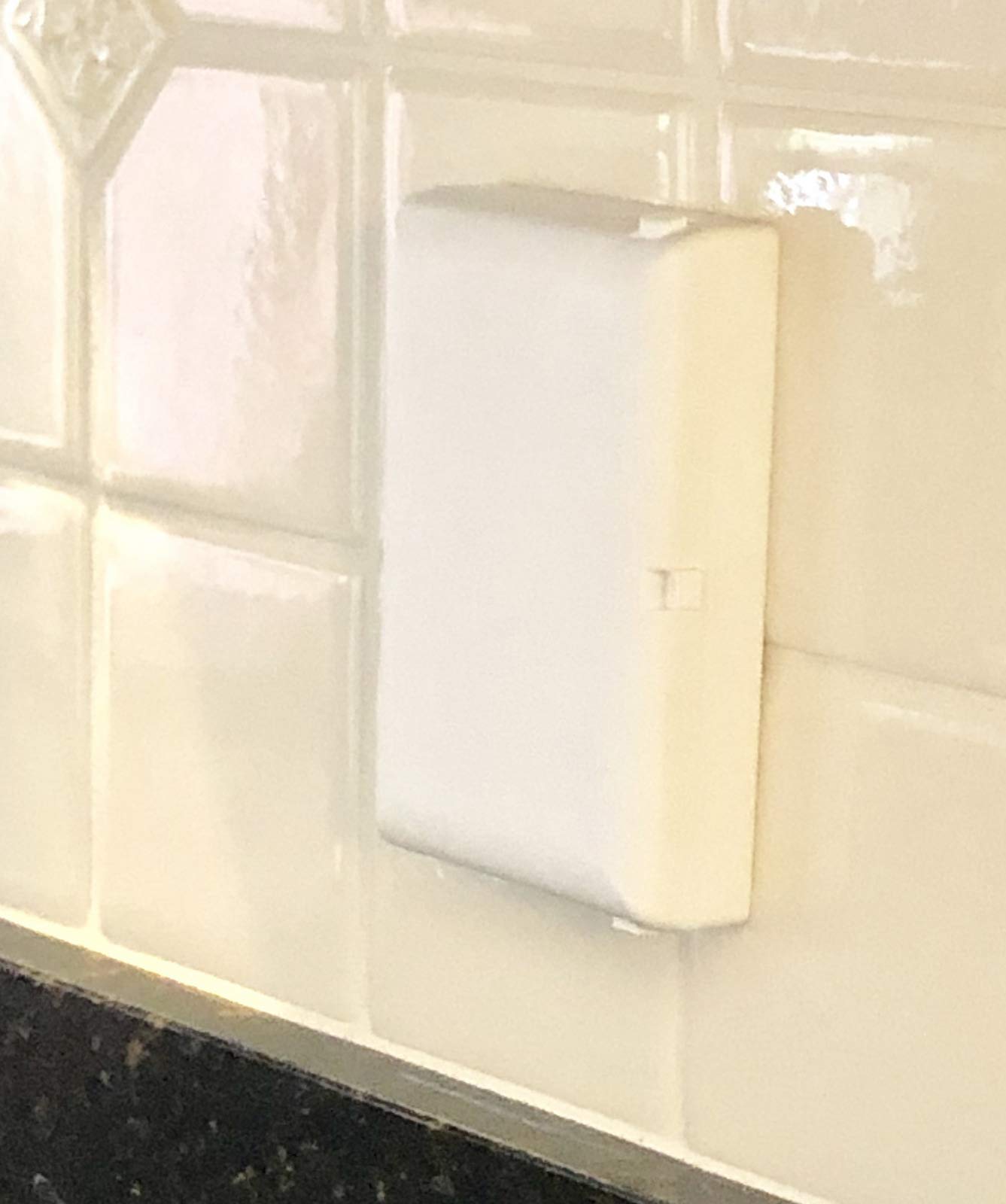 Child Be Safe low-profile design blends with decor while protecting switches
