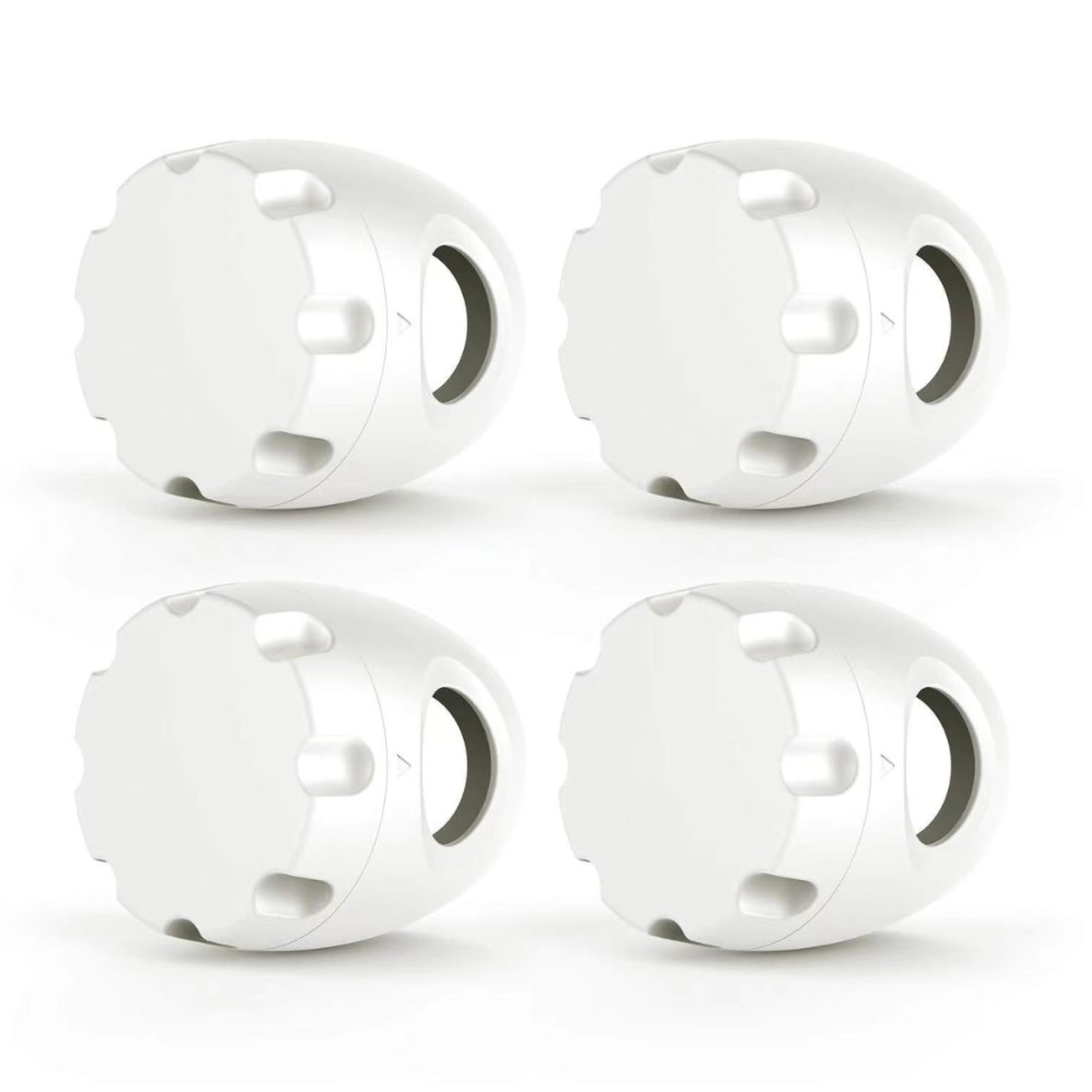 Child Proof Door Knob Covers 4 Pack on-door view highlights child protection in action