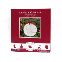 Child to Cherish baby footprint ornament kit rolling pin in action for precise impression.