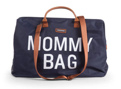Childhome Navy Large Diaper Bag open-top design for quick access to essentials.
