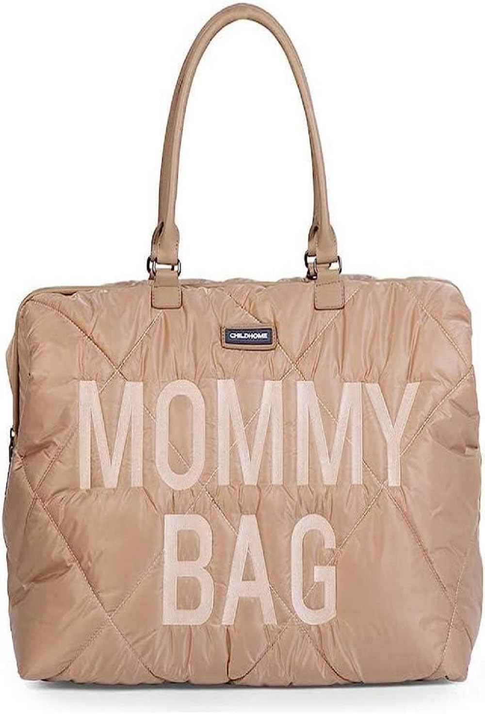 Childhome The Original Mommy Bag changing-mat pocket enables quick, clean diaper changes.