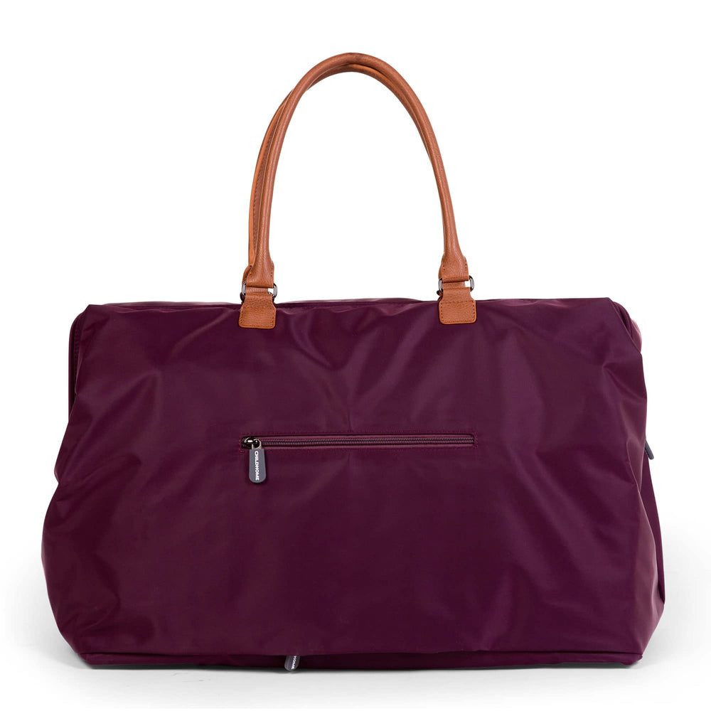 Childhome Original Mommy Diaper Bag interior keeps bottles and diapers neatly organized