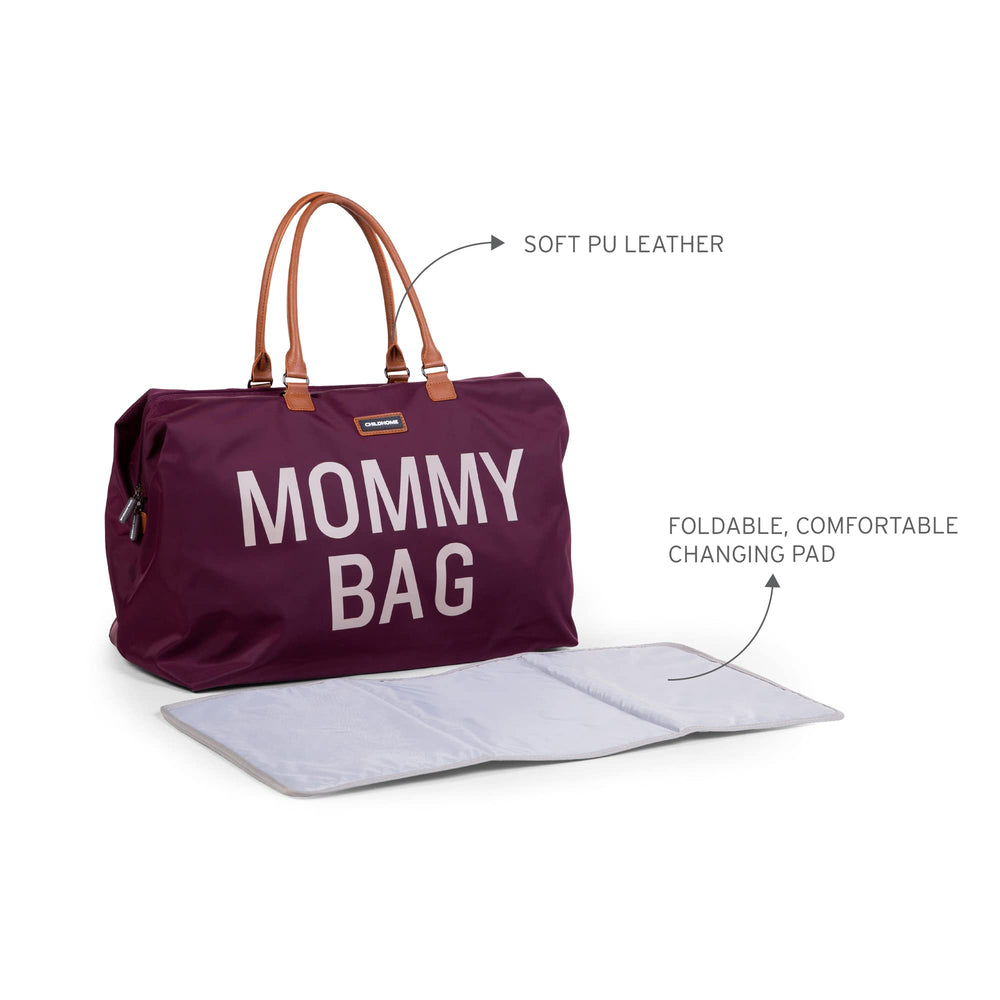 Childhome Original Mommy Diaper Bag luggage sleeve makes airport moves easier
