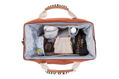 Childhome Signature Mommy Bag insulated bottle pouch keeps bottles ready on the go.
