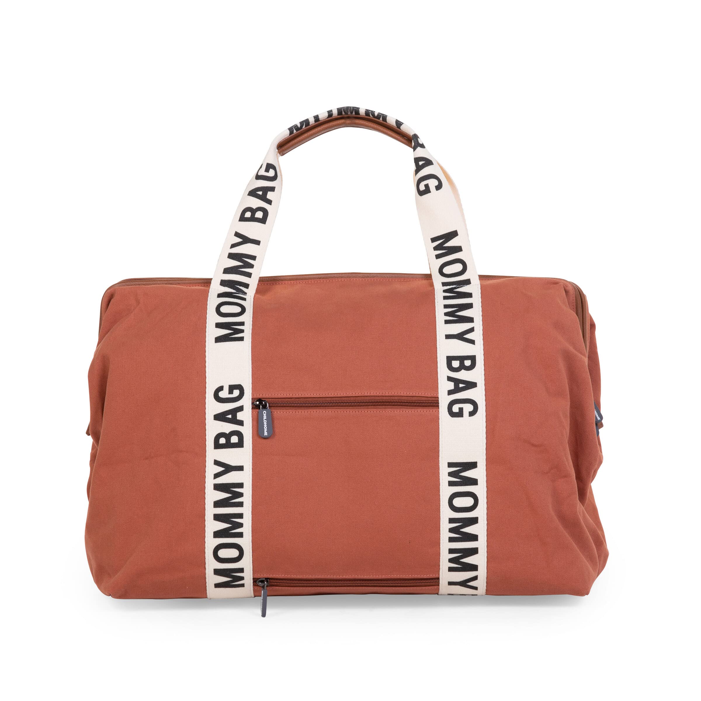 Childhome Signature Mommy Bag has multiple pockets for neatly organized baby essentials.