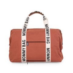 Childhome Signature Mommy Bag has multiple pockets for neatly organized baby essentials.