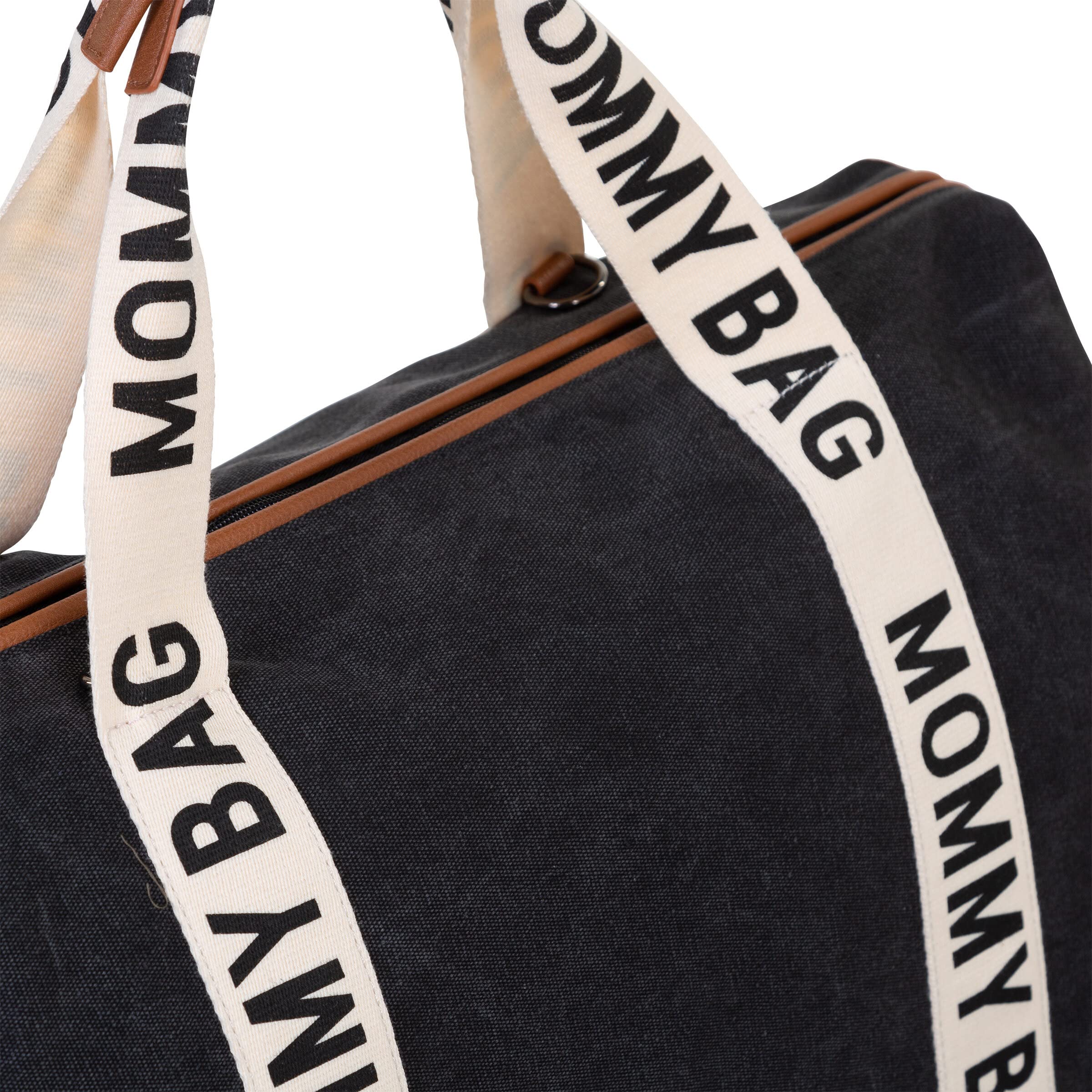 Childhome Signature Mommy Bag removable straps offer versatile carrying options