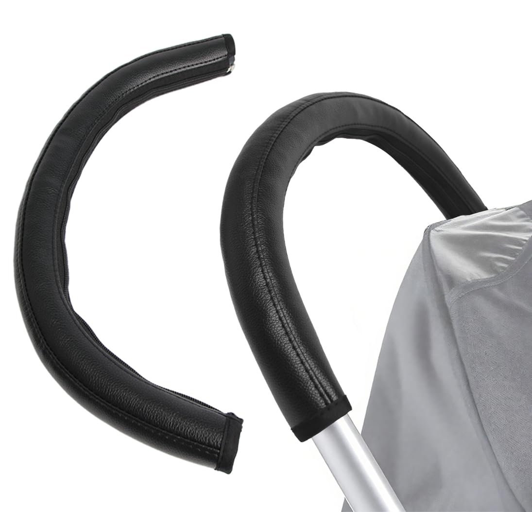 CHILDHOOD PU leather armrest cover closeup shows smooth texture and long-lasting grip.