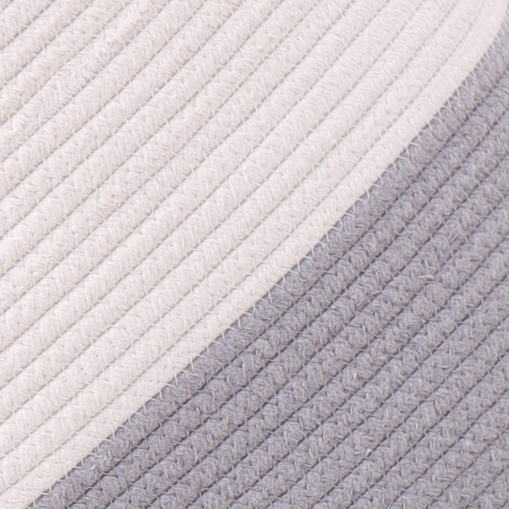 Childishness Ndup large cotton rope basket beddings-storage view conveys cozy bedroom organization