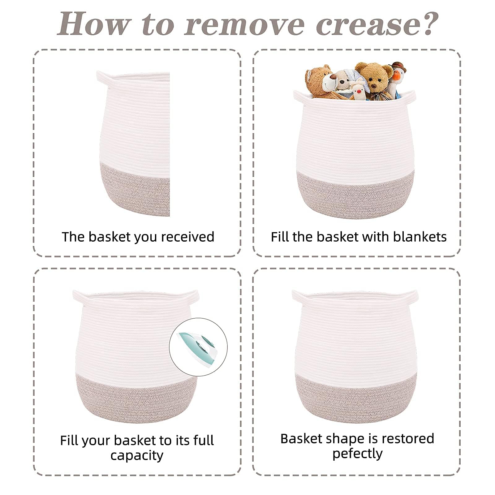 childishness ndup round hamper in a nursery offering versatile storage across rooms