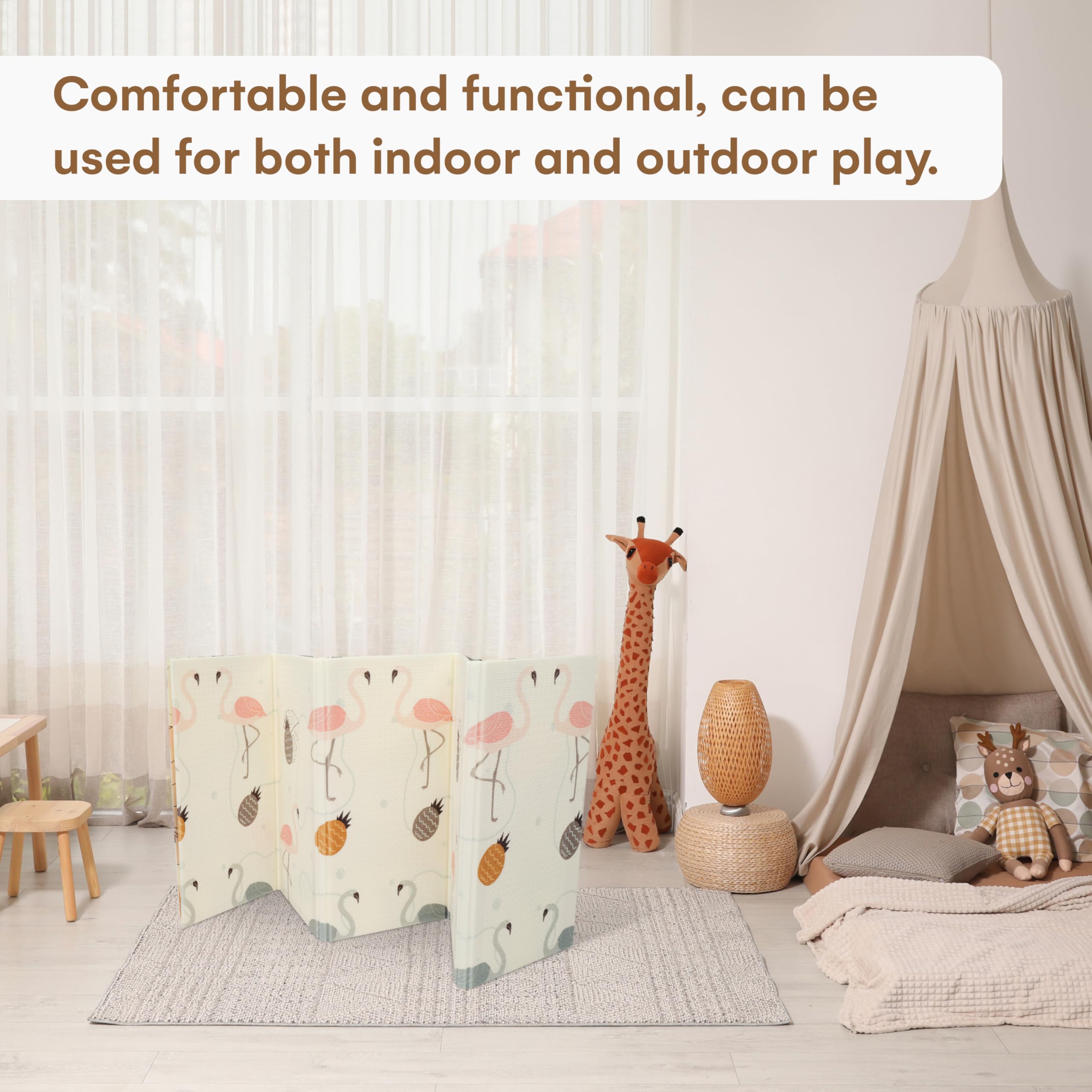 Childlike Behavior mat suited for indoor and outdoor use during play