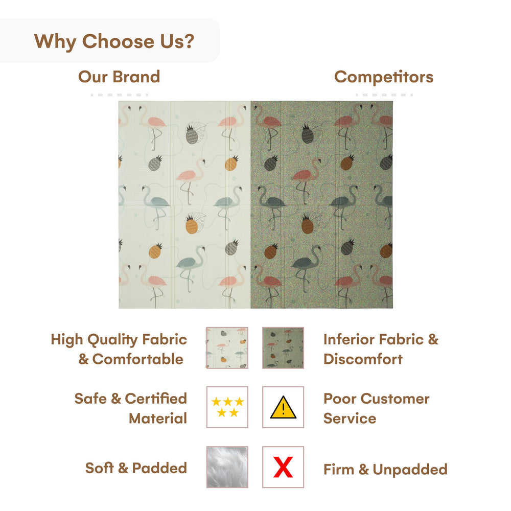 Childlike Behavior foldable mat is lightweight and travel-ready