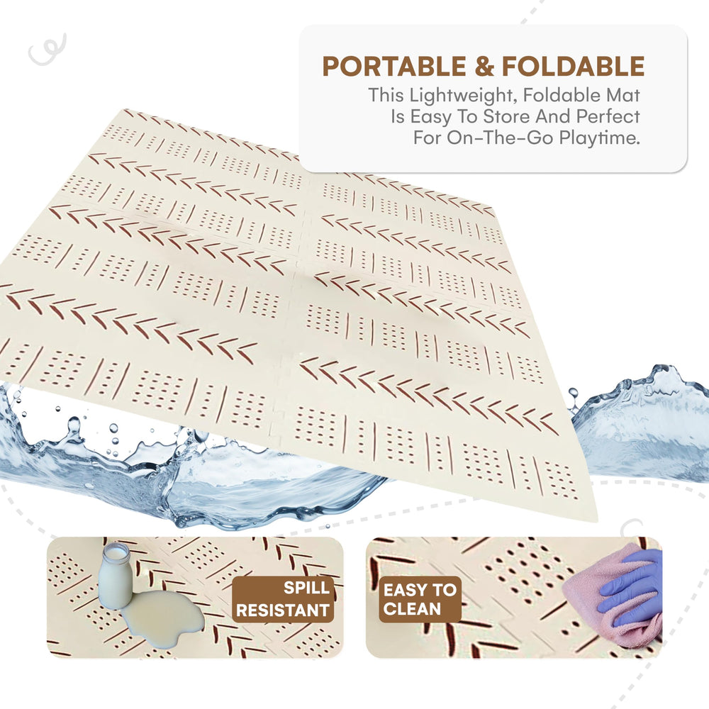 Childlike Behavior XL safe crawling mat for infants supports gentle motor exploration.
