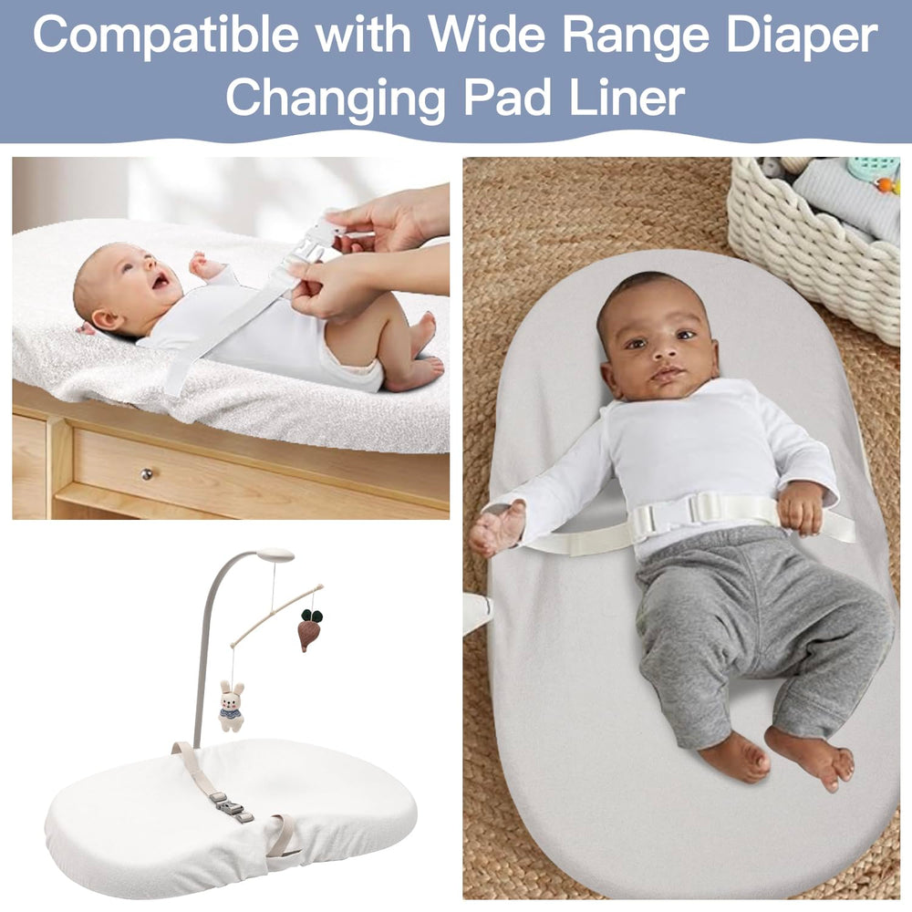 ChildLike breathable cover supports peaceful, comfortable changes.