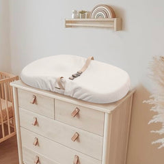 ChildLike elastic edges and buckle-friendly holes keep the cover secure