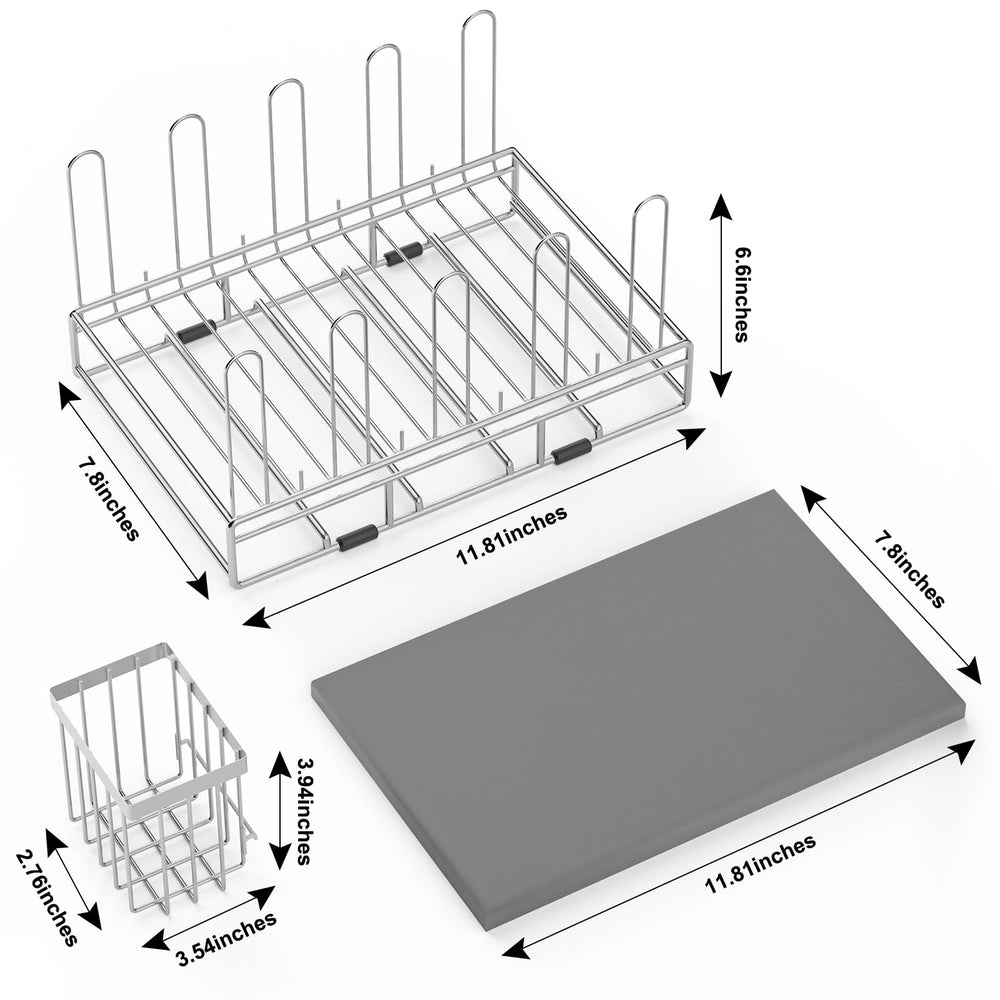 Chilinii utensil holder keeps brushes and small accessories within reach.