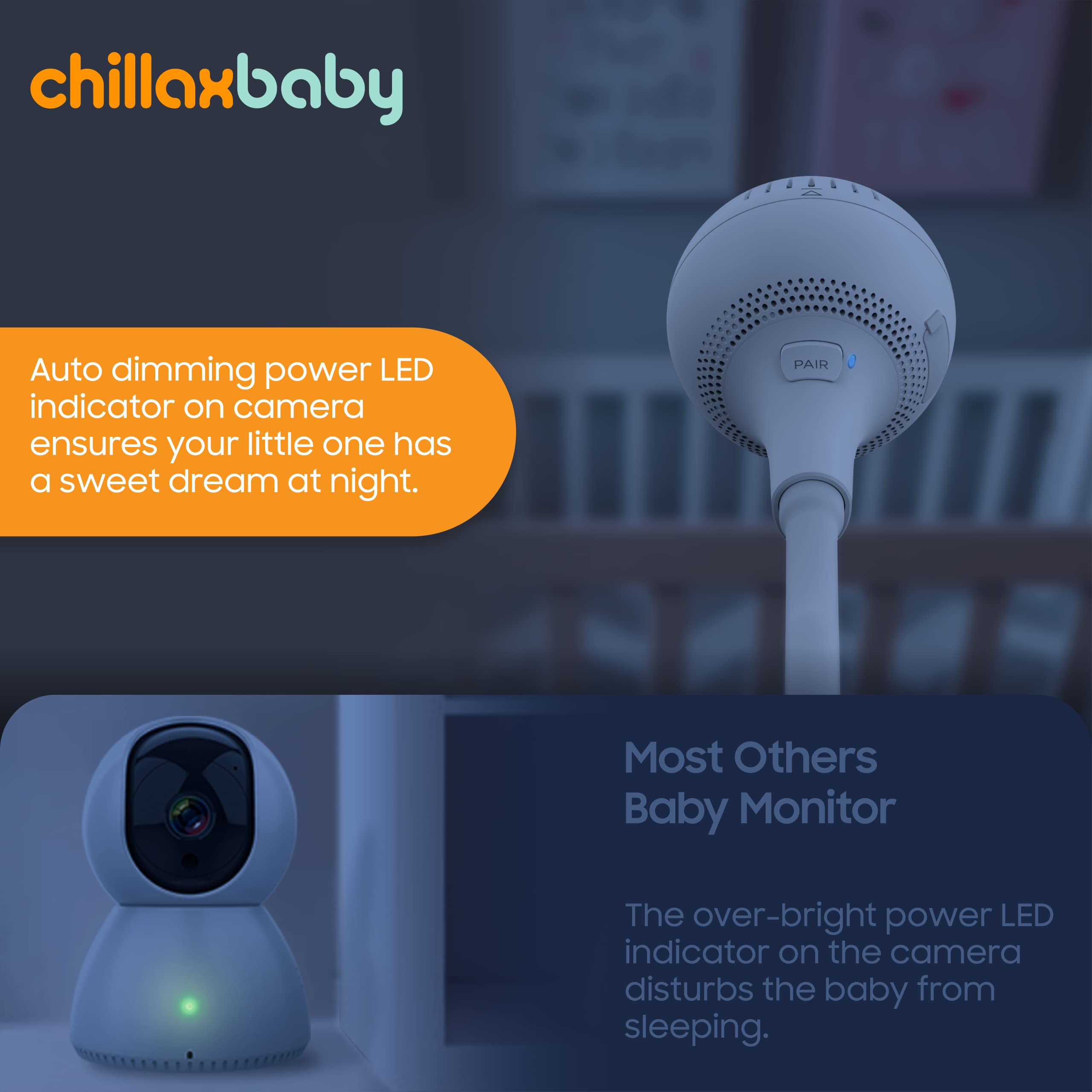 CHILLAX Giraffe Pro Max ChillaxCare app enabling remote monitoring