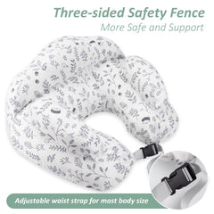 Chilling Home Nursing Pillow adjustable-waist-strap ensures secure fit.