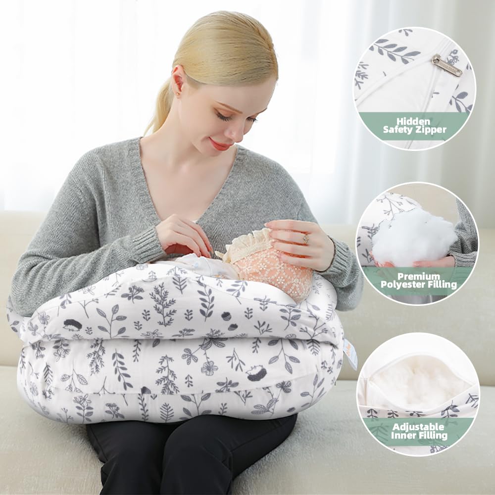 Chilling Home Nursing Pillow removable-cover for easy machine washing.