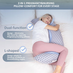 Chilling Home nursing pillow-separate-insert-cushion offers versatile back or neck support