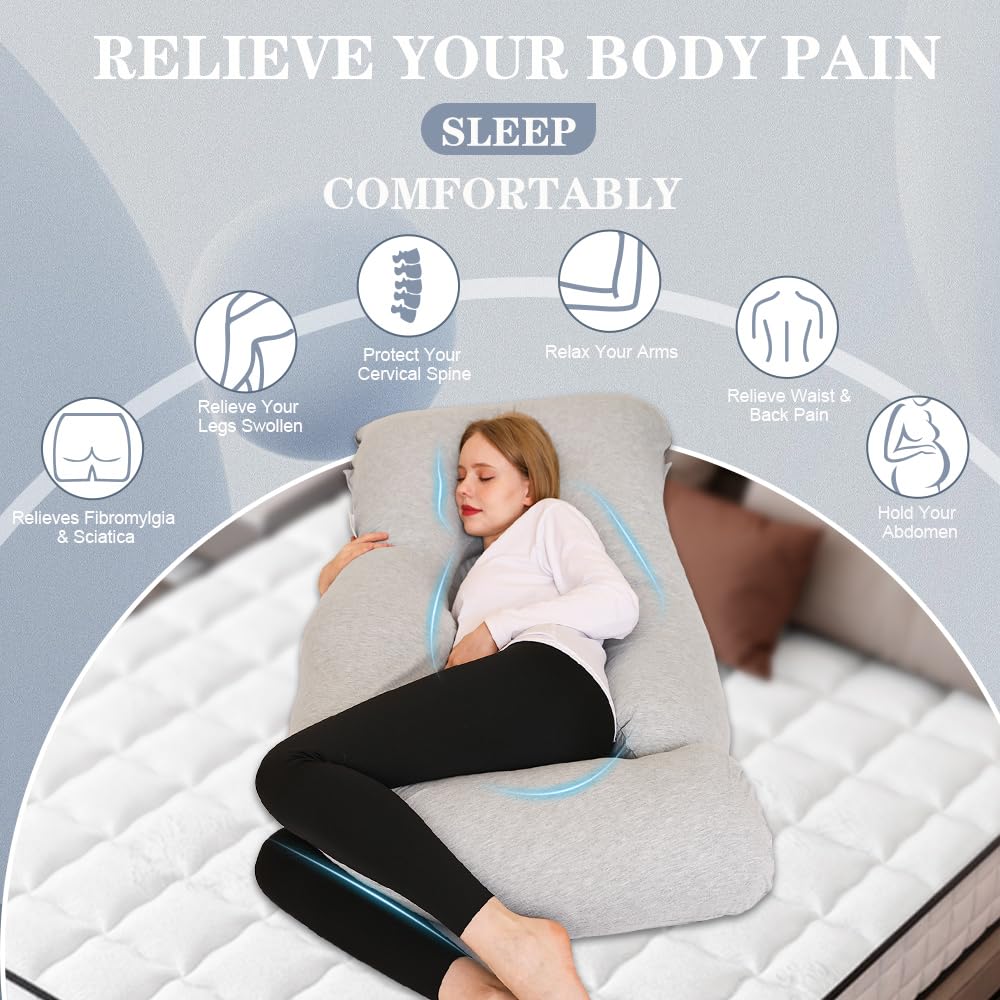 Chilling Home pillow removable cover closeup shows easy-to-clean design.