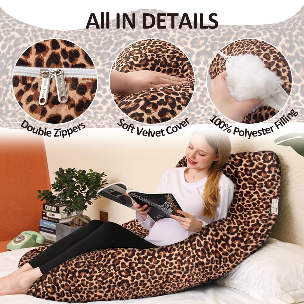 Chilling Home full-body maternity pillow featured for versatile sleeping and lounging setups.