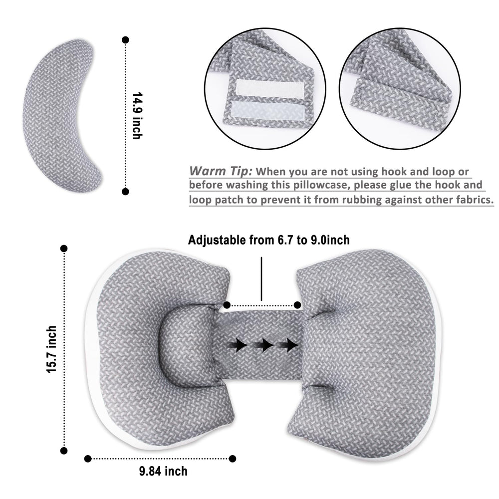 Chilling Home pregnancy pillow lightweight-portable showcases travel-friendly design.