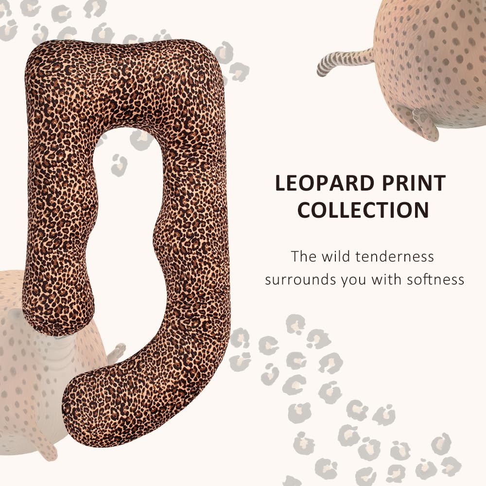 Chilling Home leopard-print removable cover enables easy cleaning and long-lasting freshness.