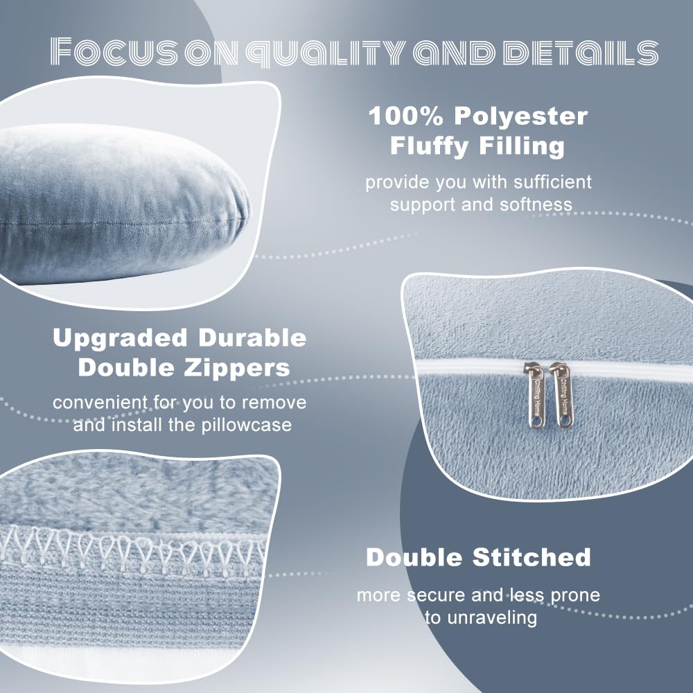 Chilling Home long, double-zipper cover facilitates easy washing.