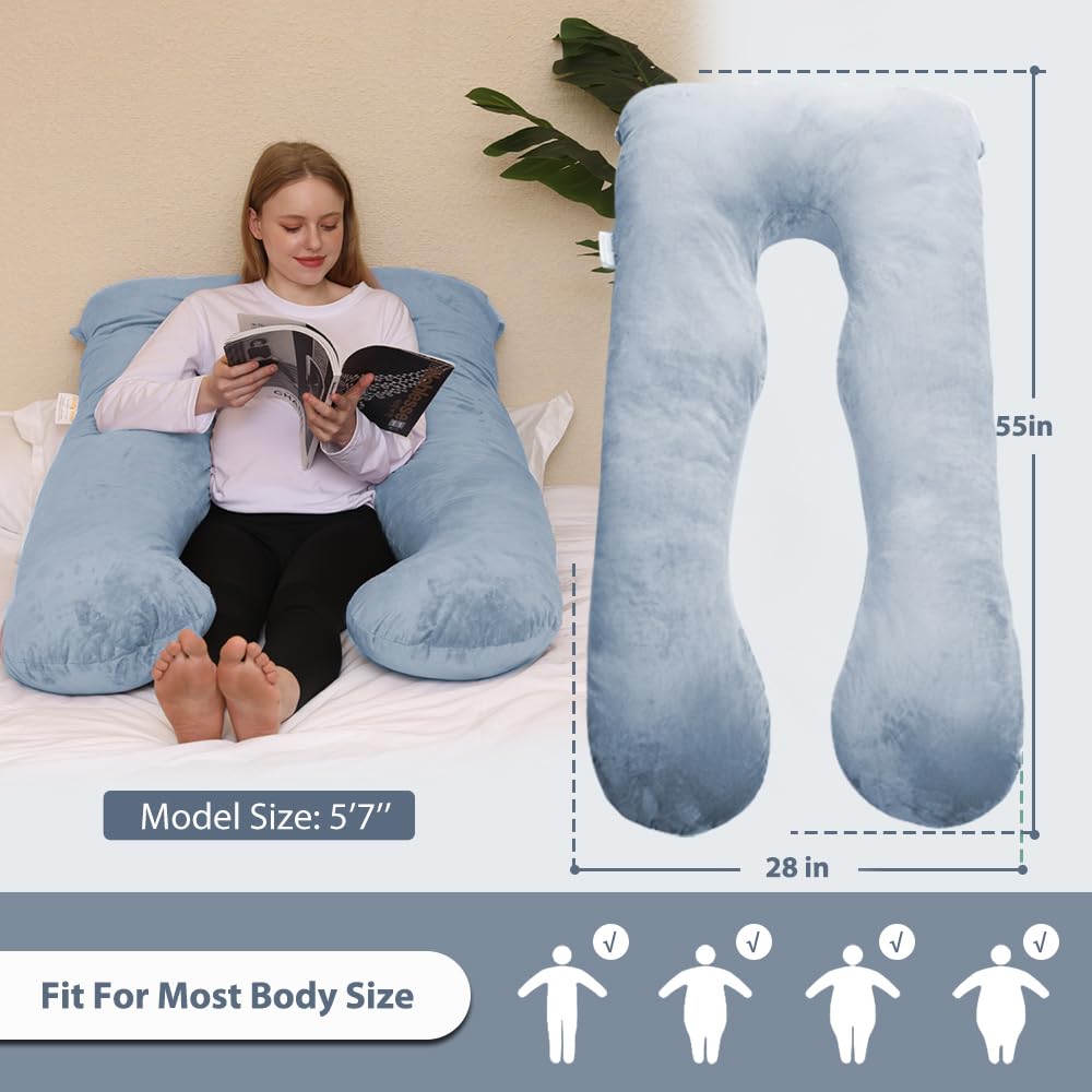 Chilling Home U-shaped pillow aligns hips for neutral joints and better comfort.