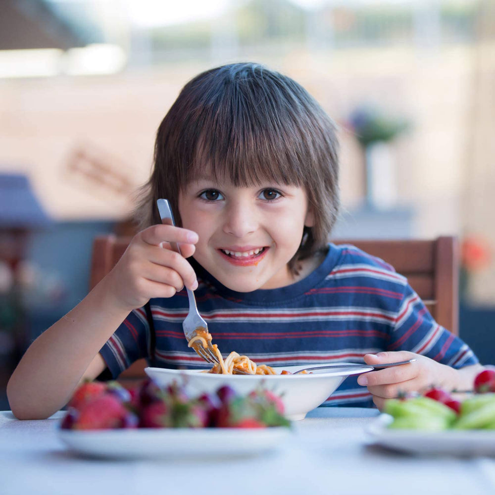 CHILLOUT LIFE kid-friendly flatware set enhancing family meal times.