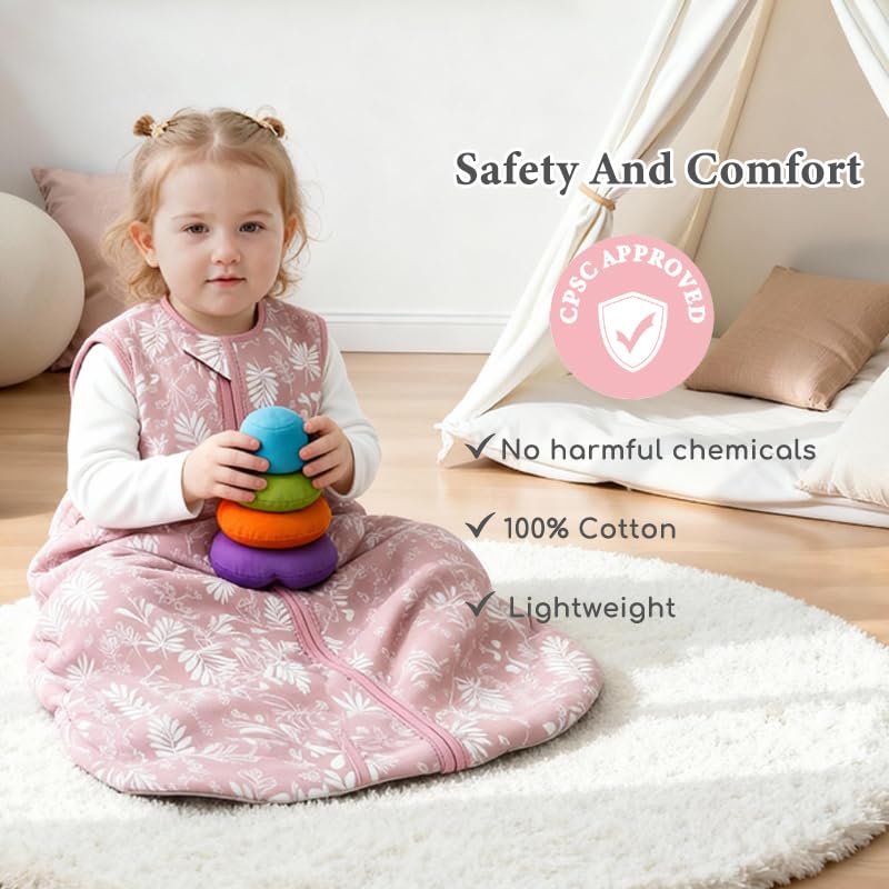 Chilsuessy Sleep Sack infant-use in bed promotes cozy, breathable sleep environment.