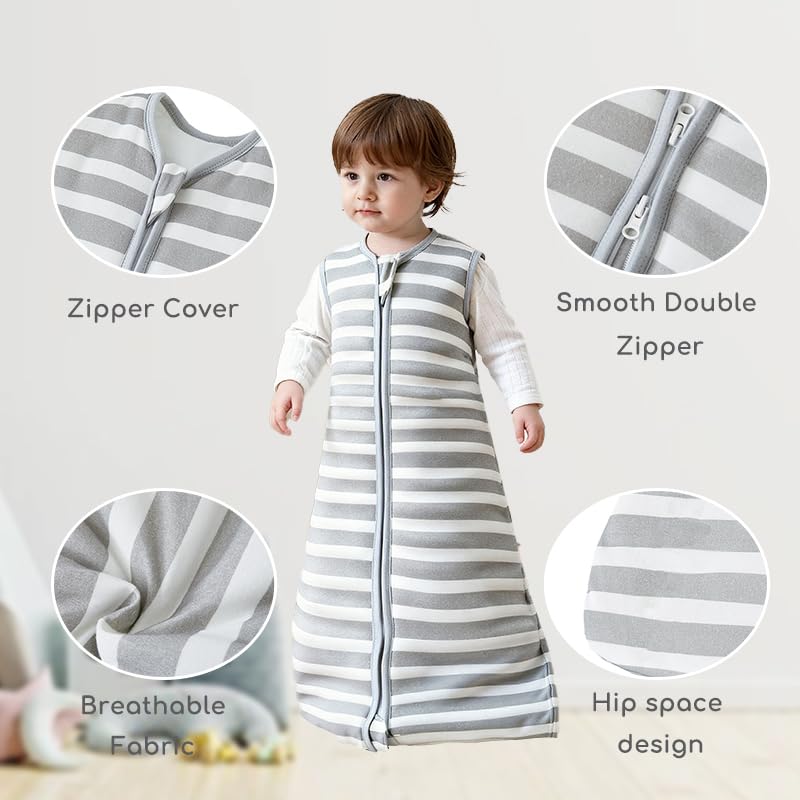 Chilsuessy size guide image illustrating four sizes for growing babies
