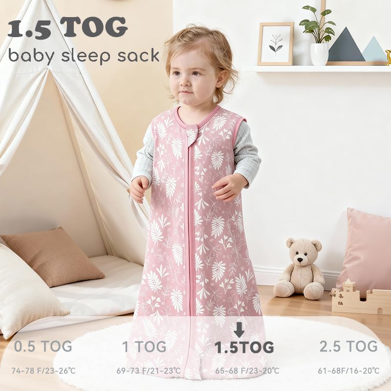 Chilsuessy Sleep Sack two-way zipper view enables quick diaper changes.