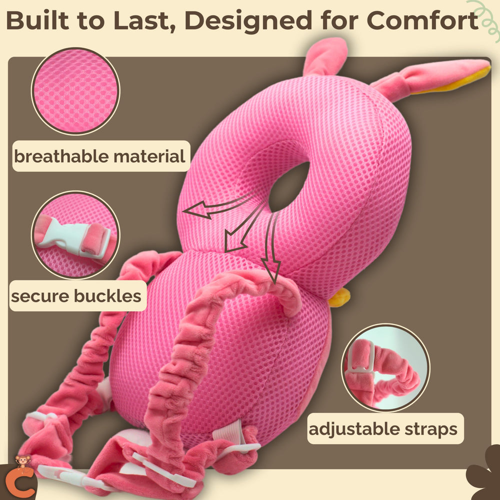 Chimpish Rabbit head protection ergonomic design supports comfortable all-day wear.