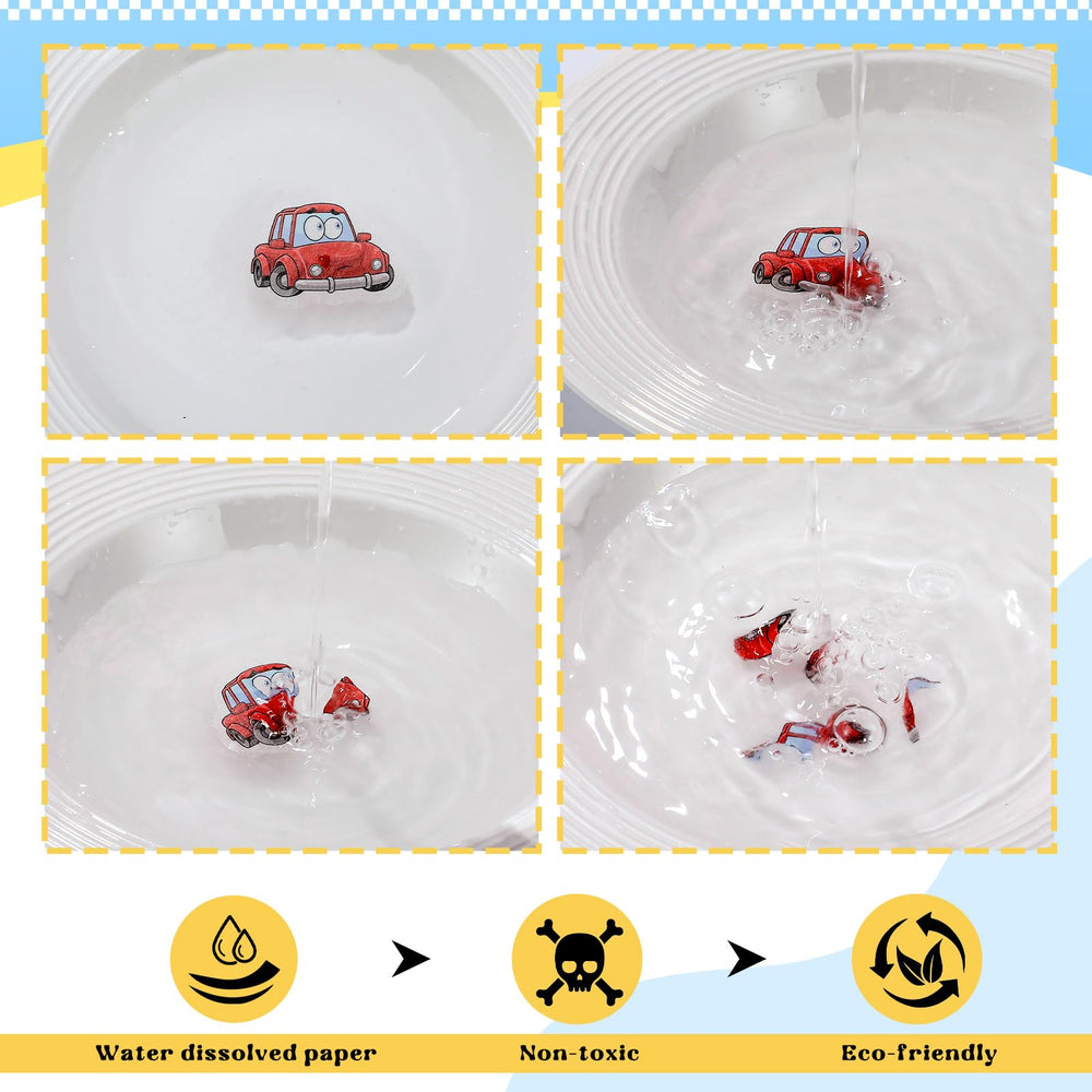 Chinco 2-inch targets fit most toilets and are easy for kids to see.