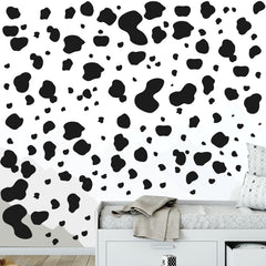 Chinco 184 pcs cow print stickers pack ready for quick wall décor in nursery