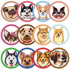 Chinco dog-pattern potty target encourages accurate aiming during training.