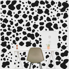 Chinco cow print sticker sheet 1 with glossy finish for wall art