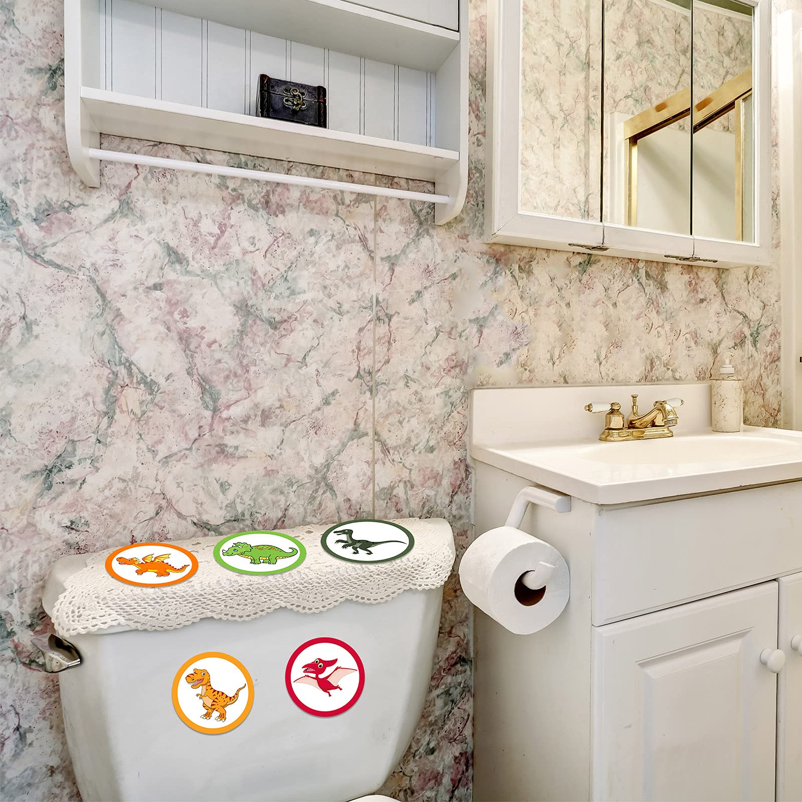 Chinco durable paper targets are toddler-friendly and quick-to-dissolve for stress-free cleanup.