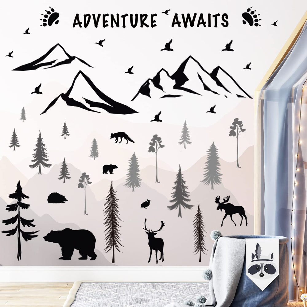 Chinco nursery wall stickers suitable for bedrooms and classrooms as photo props