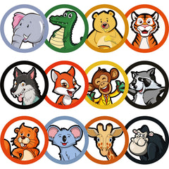 Chinco pee targets with animal designs engage toddlers in potty training
