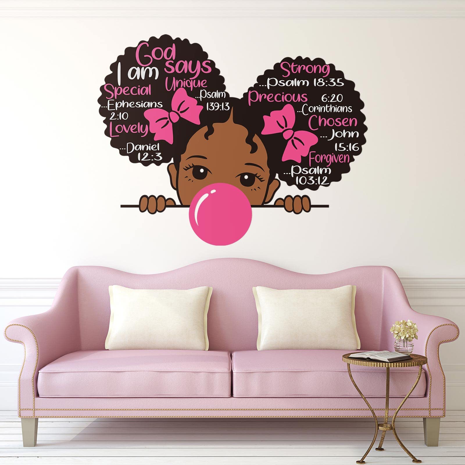 Chinco pink toddler room decor enhancing cheerful atmosphere