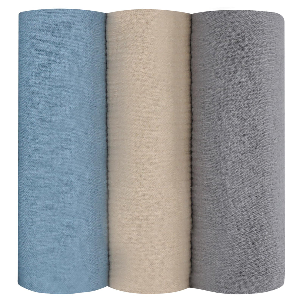 Chiowels swaddle doubles as stroller cover for light, breathable protection.