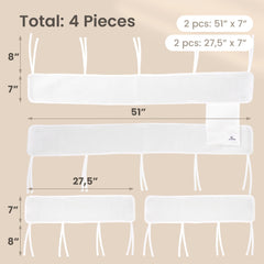 CHIPCHIP white mesh panel 51x7 pocket shows built-in accessory storage.
