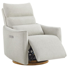 CHITA swivel rocker recliner chair angled view for smooth caregiving comfort