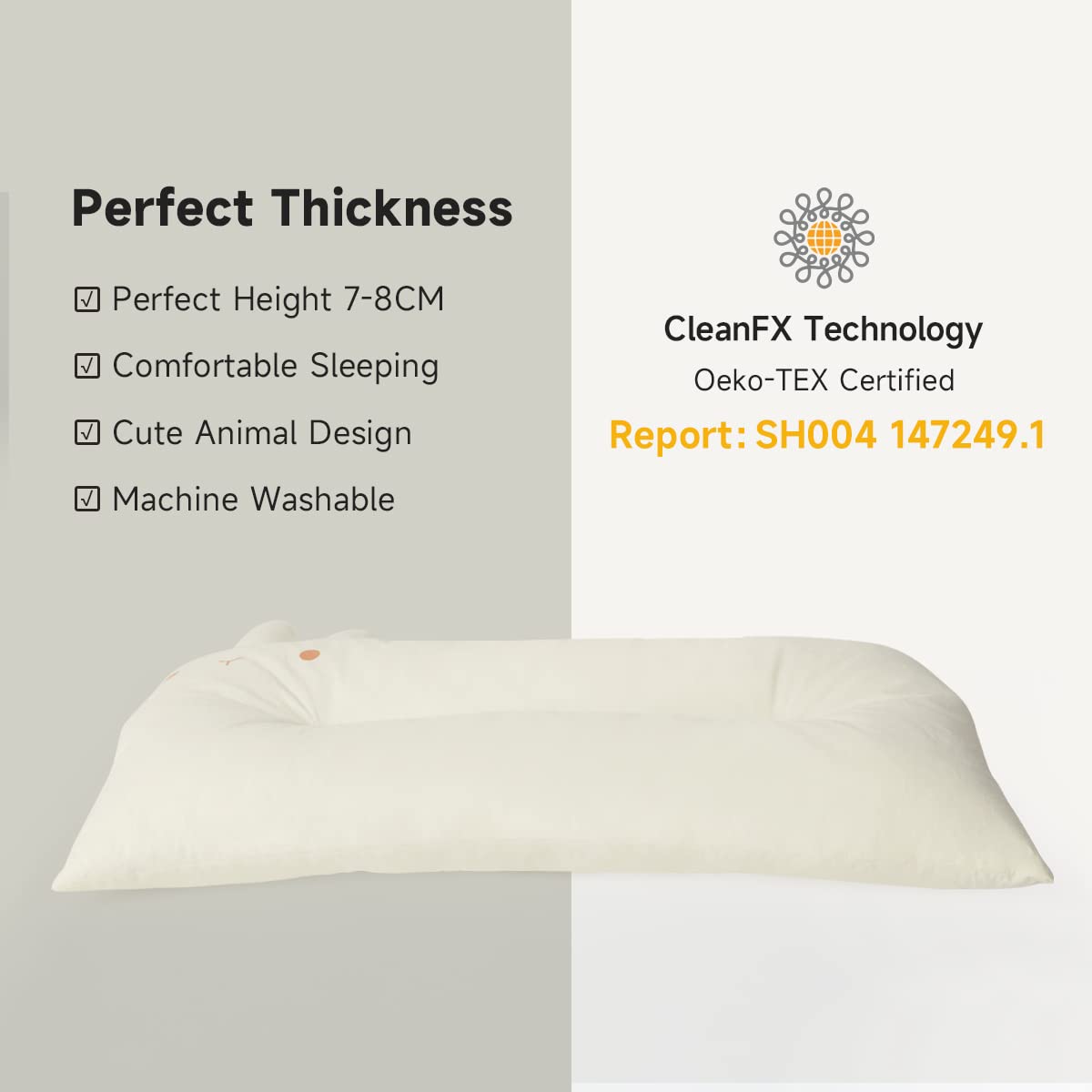 Choc chick travel-ready pillow shown for on-the-go comfort